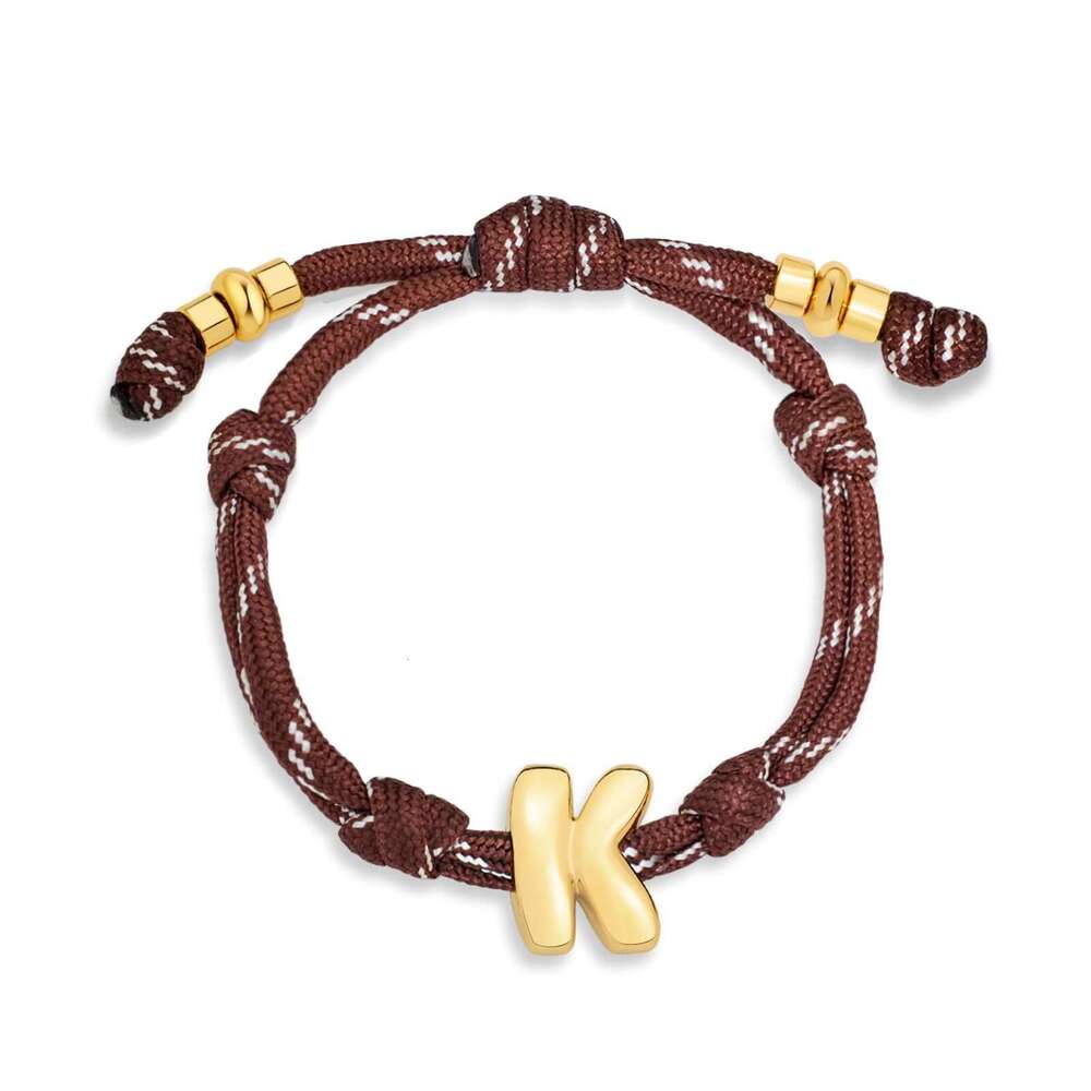 New 26 Letter Braided Unisex Fashion Adjustable Bracelet Jewelry