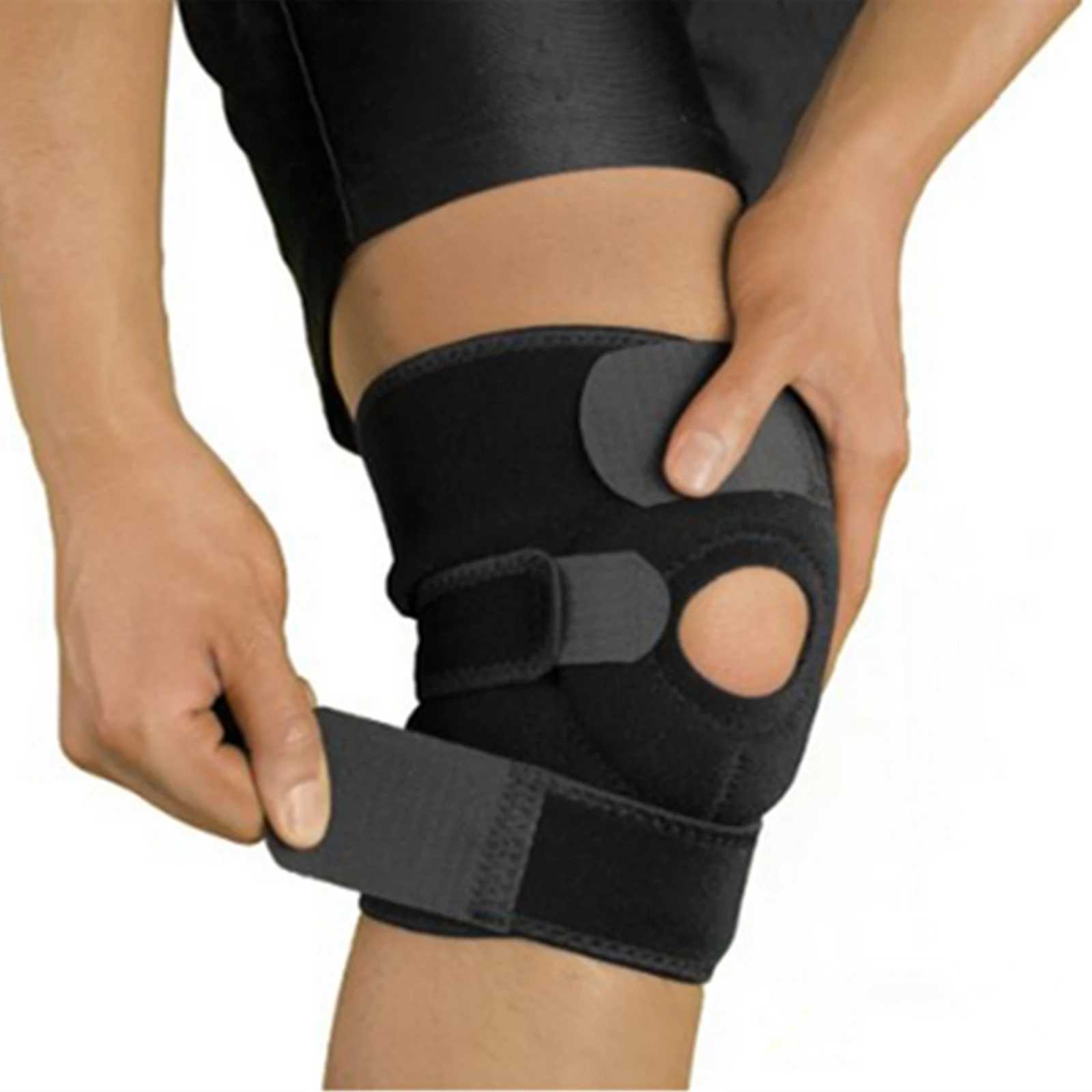1pc Adjustable Compression Knee Patellar Pad Tendon Support Sleeve Brace Men Women for Arthritis Pain Injury Recovery Running Y251024
