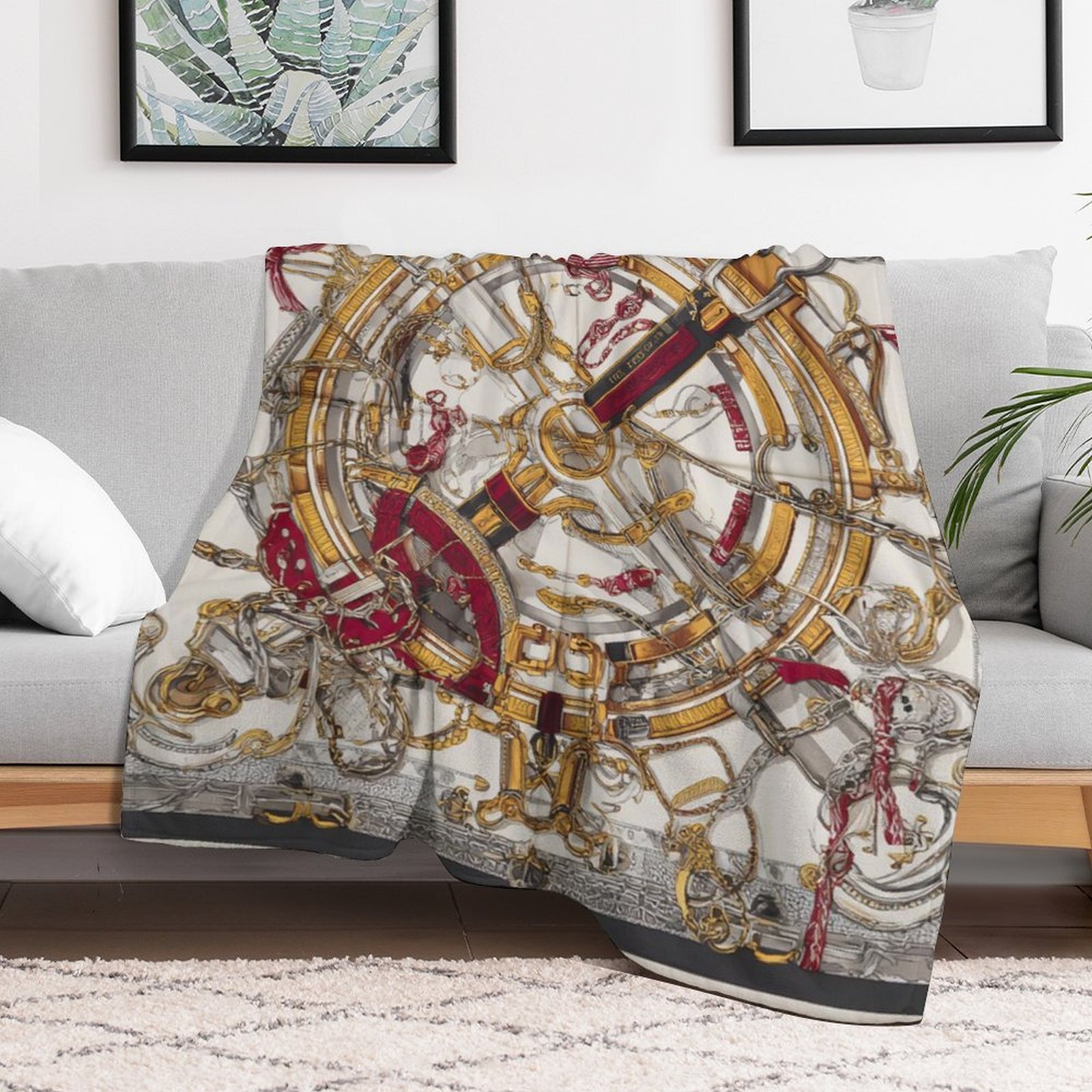 H Designer Horse blanket blanket throw cashmere vibration blanket copert Home Travel Throw Summer Air Conditioner Beach home bedding blankets throws H