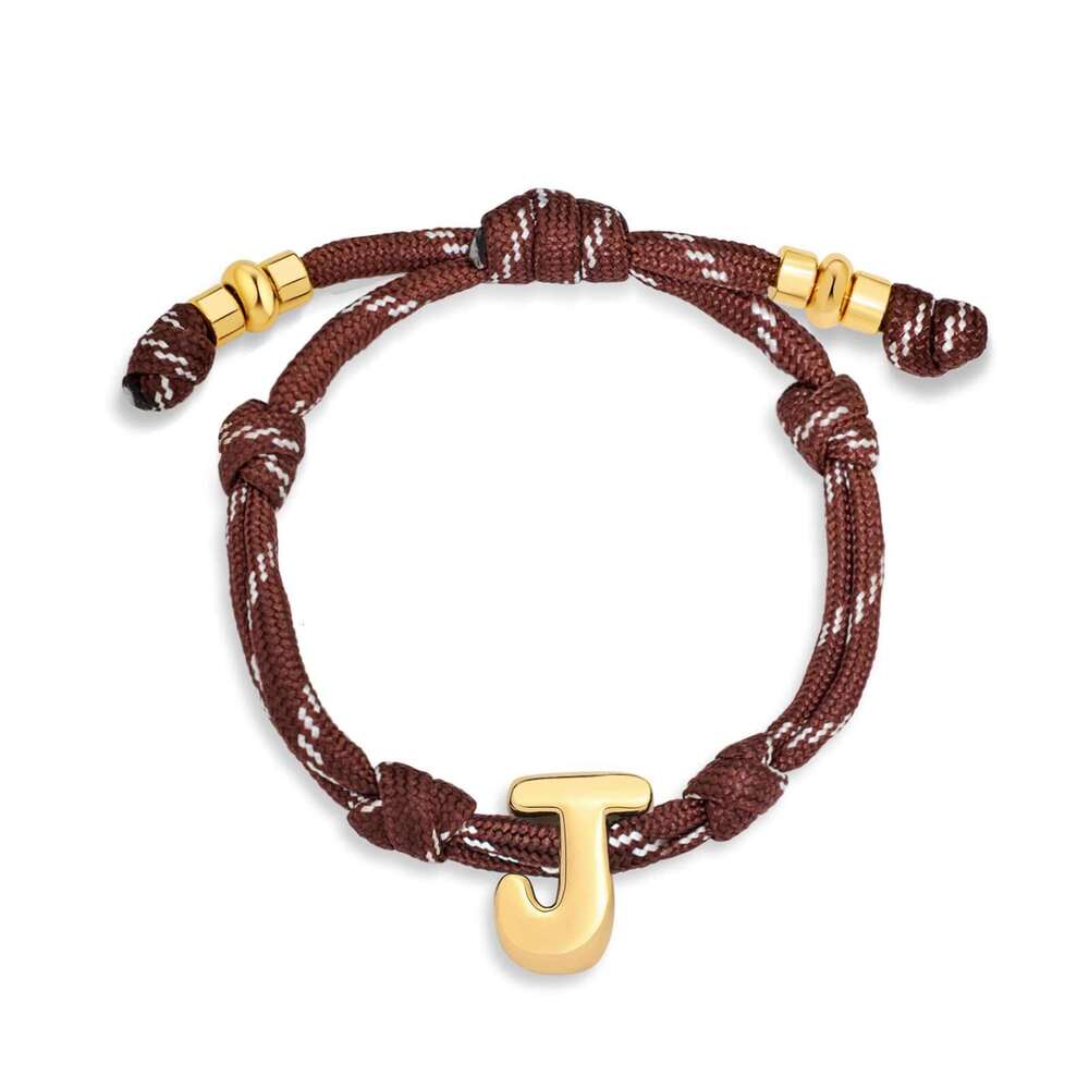 New 26 Letter Braided Unisex Fashion Adjustable Bracelet Jewelry