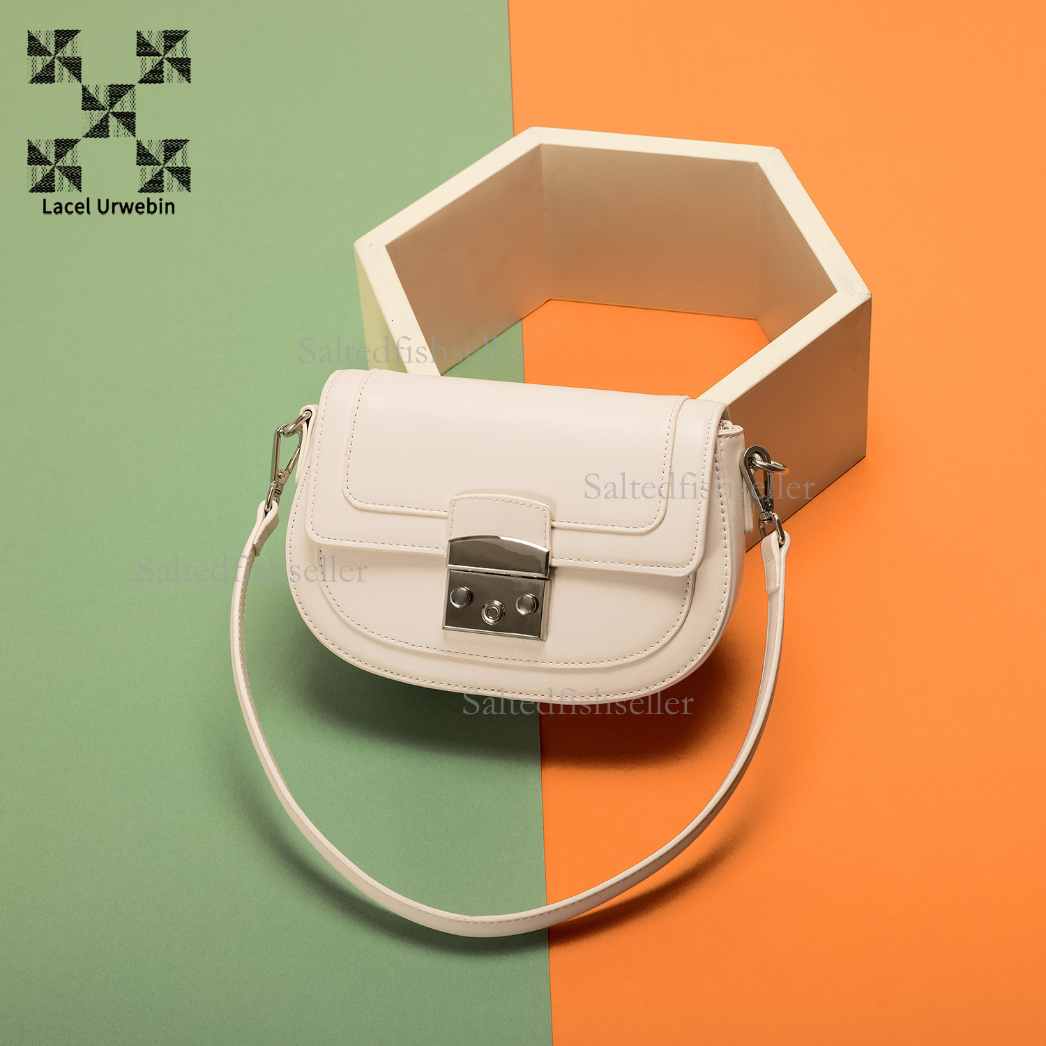Lacel Urwebin Fashion Women's Bag 2025 New Niche Design Light Luxury Commuter Saddle Bag Versatile Single Shoulder Crossbody Bag Free shipping