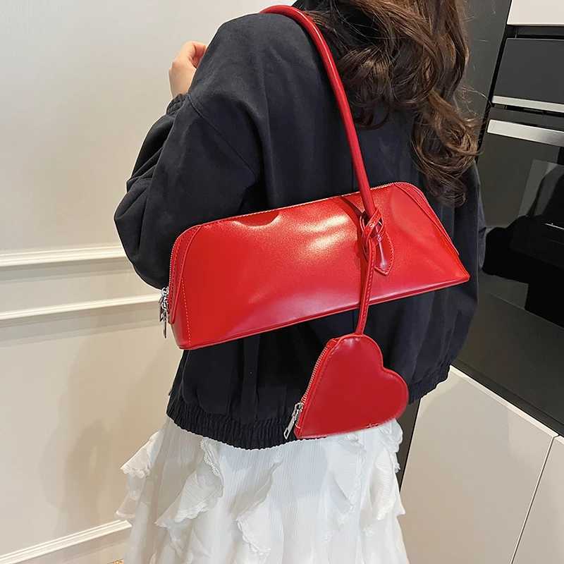 LEFTSIDE Design PU Leather Small Underarm Bags Lady Shoulder Bag for Women 2025 New Trend Short Handle Handbags and Purses Z251024