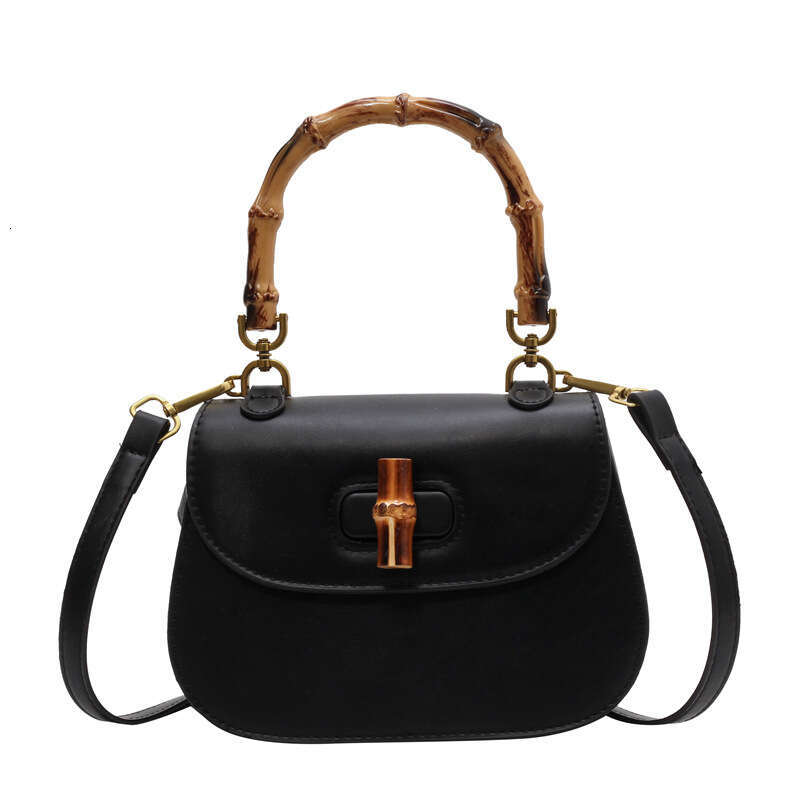 Handheld Bamboo 2025 New Saddle Women's Simple Fashion Trendy Shoulder Crossbody Bag