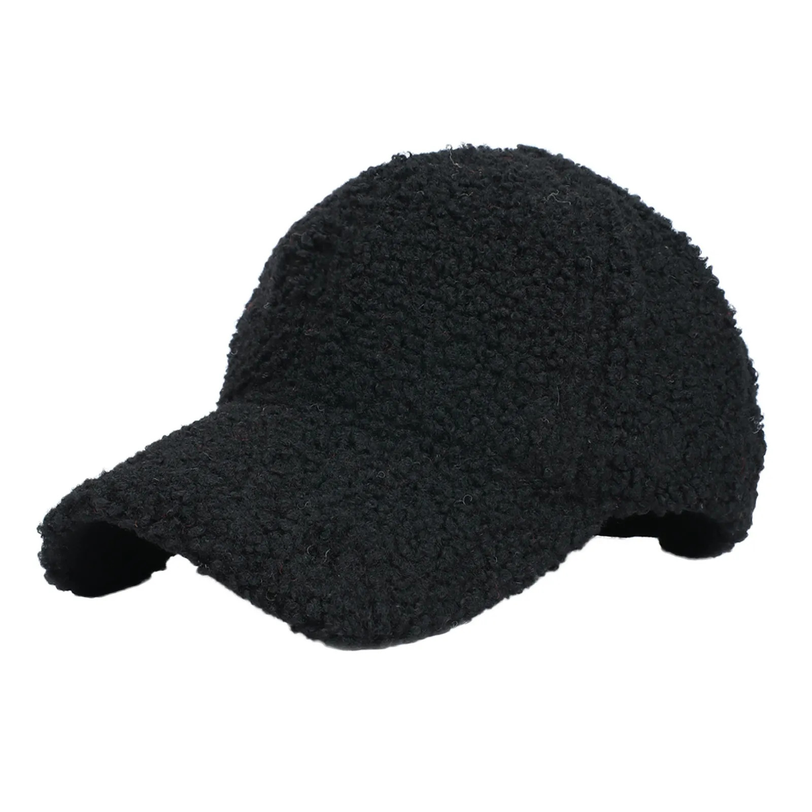 Faux Lamb Wool Baseball Cap For Men Women Teddy Fleece Sports Hats Warm Winter Outdoor Travel Gift Features Running Caps 251023