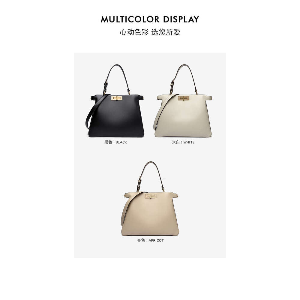 Designer Bags new high-end single-shoulder bag for ladies, a versatile soft leather commuting bag for work, and a stylish hand-held mom bag