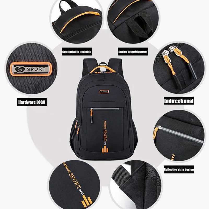 Unisex Large Capacity Backpack Business Travel Laptop Bag MultiCompartment Design Adjustable Straps Ideal for Work Leisure W251025