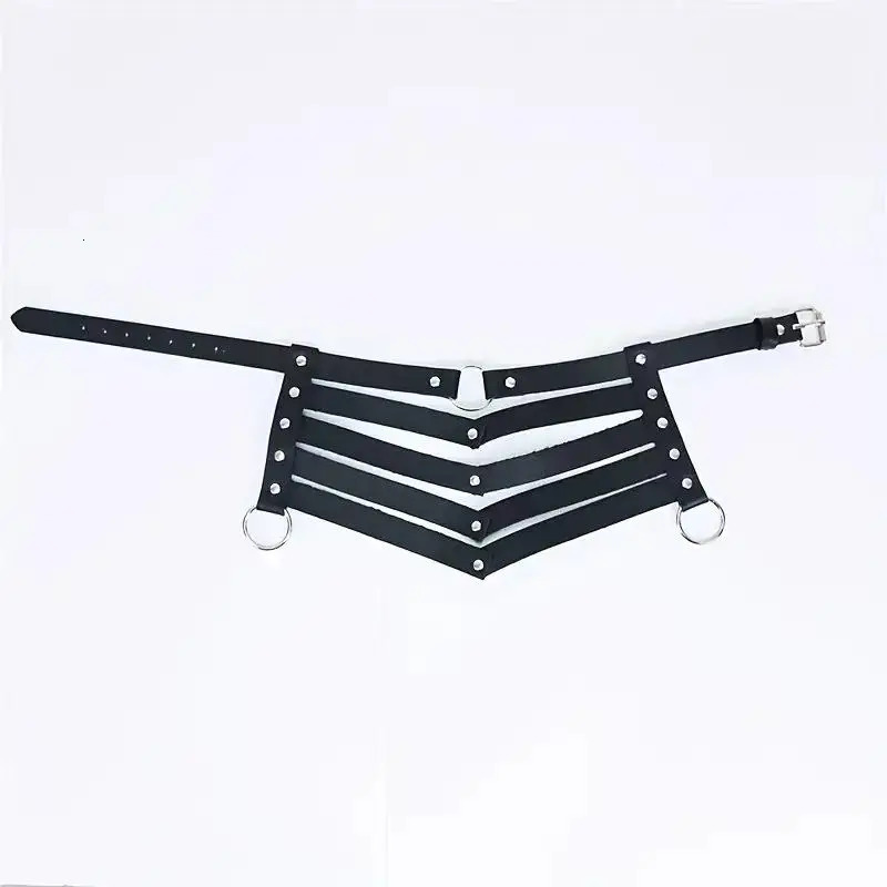Black Sexy Trendy Rock Gothic Collar Necklaces Jewelry Gothic Leather Belt Rivets Harajuku Punk Choker Necklace For Women Gift 251023