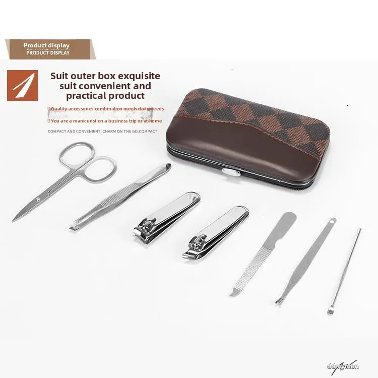Complete Manicure Set: Round Tail Contouring Clippers, Nail Cutter, And Beauty Tool Kit Ddmymon