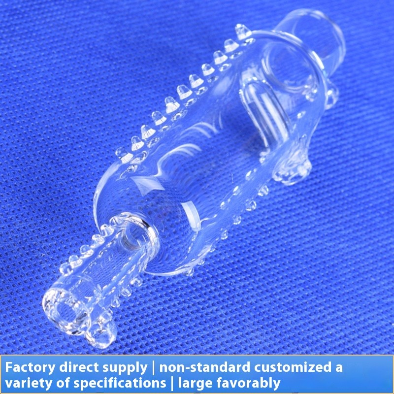 Factory Custom Laboratory High Temperature and Corrosion Resistant sealed Quartz Threaded Instrument Quartz Tube Customized laboratory instruments of 