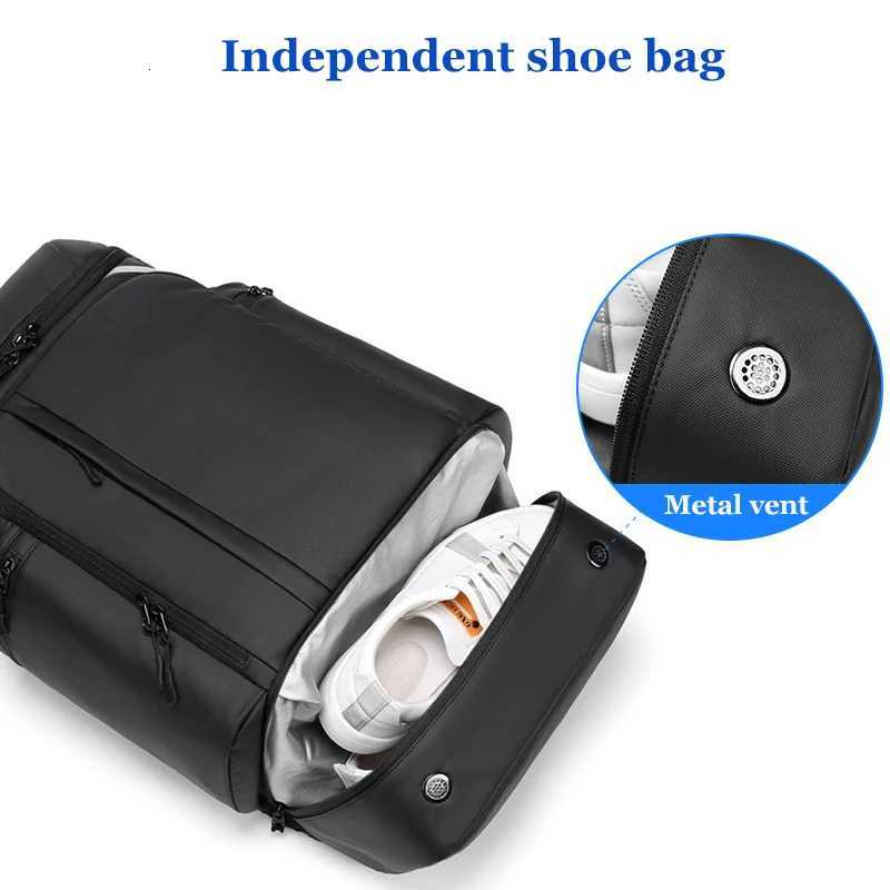 Men travel backpack large capacity trekking Backpack Business 17 Inch Laptop Backpack 50L Hiking fashion Backpack With shoe bag W251025