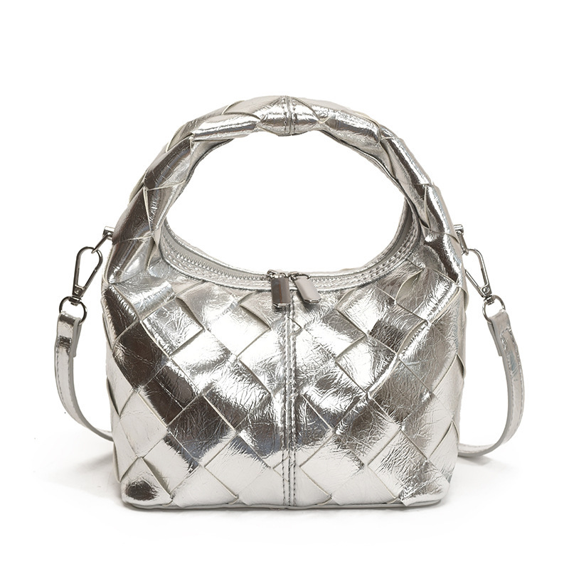 Luxury Brand Designer Bag Niche Style Woven Diamond Handbag For Women 2025 Elegant Versatile Commuting Crossbody Bag