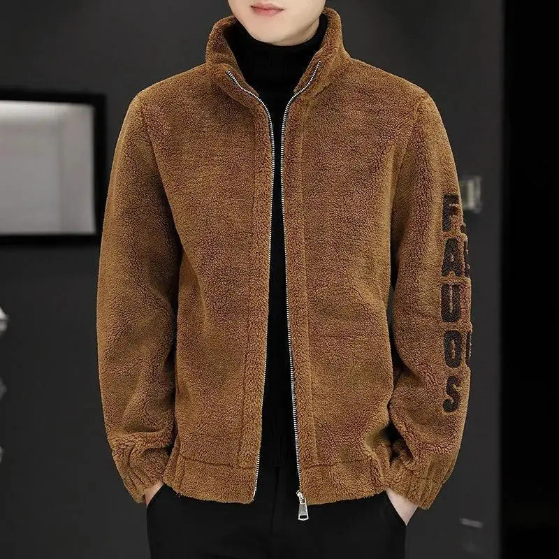 Heavyweight Sherpa Hoodies for Men Thick Fleece Lined Full Zip Up Winter Warm Sweatshirts Work Jackets 251023