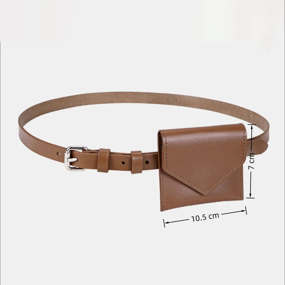 Elegant Leather Waist Belt Bag For Women Crossbody Waist Purse Fanny Pack Evening Clutch Mini Handbag Detachable Soft Leather 251023