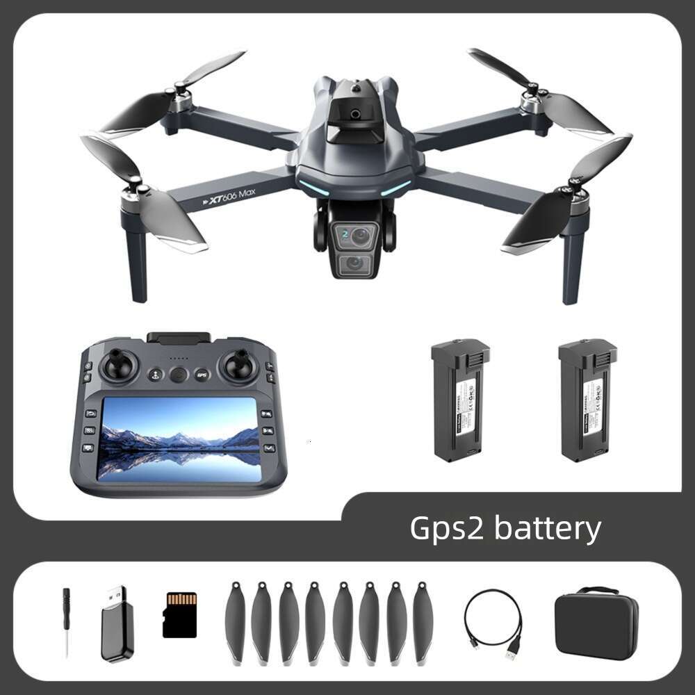 XT Drone With Screen Brushless Motor HD Aerial Photography GPS Intelligent Positioning Remote Control Aircraft
