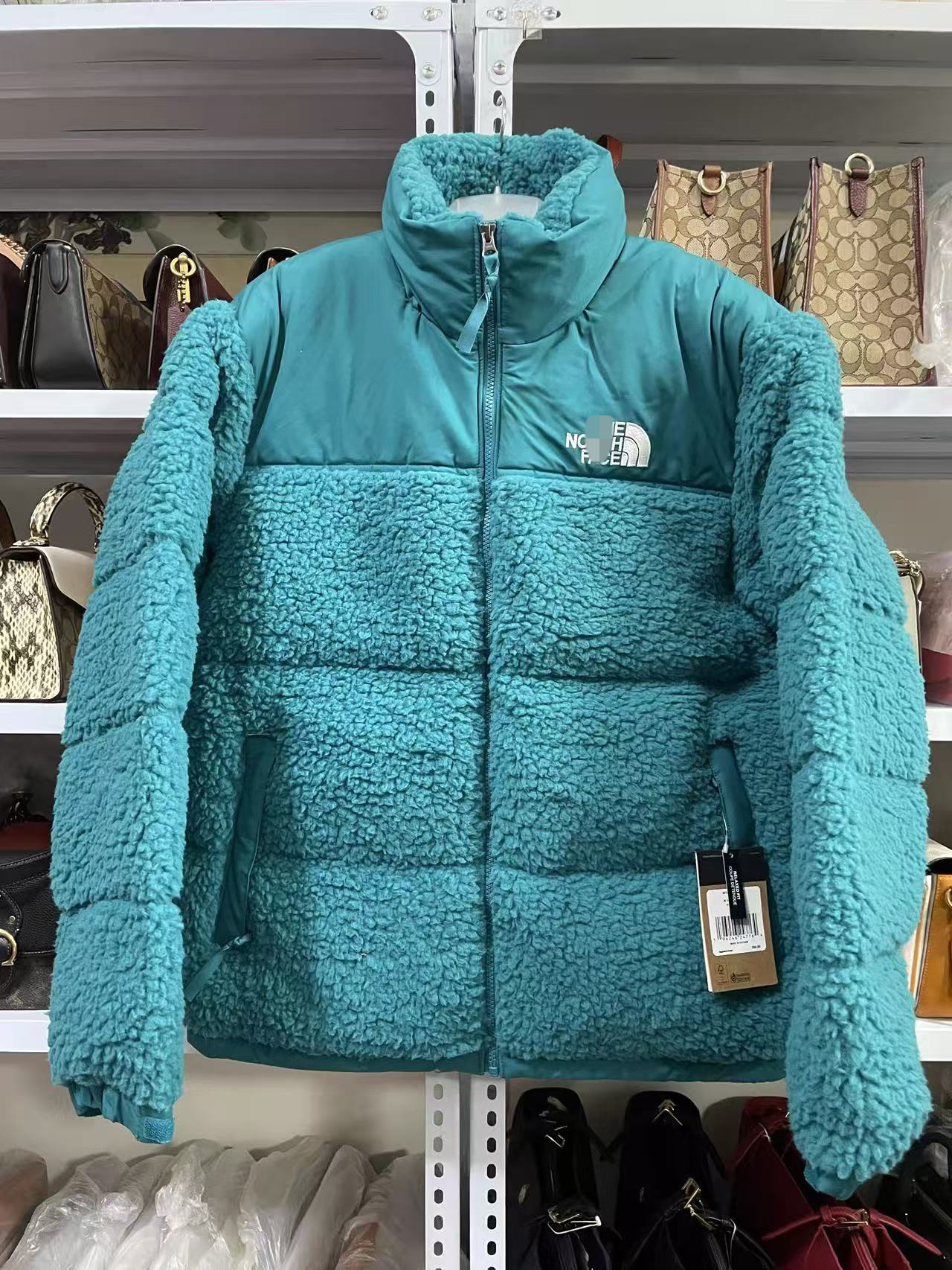 Women Hooded Zipper Parkas Coat Color Patchwork Loose Autumn Winter Female Jacket Outerwear