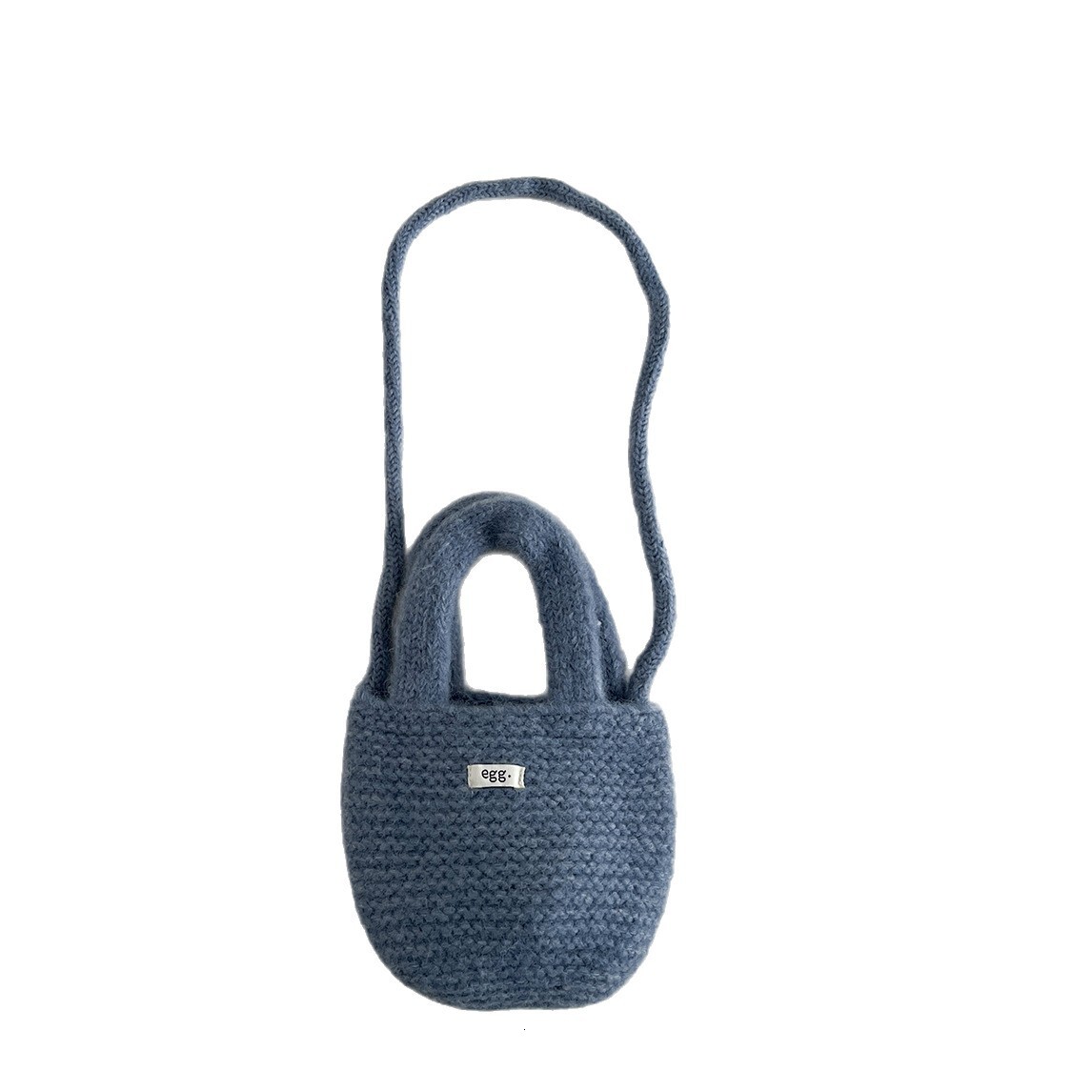 New Korean children's bag designer hand-held knitted small bag, children's candy color