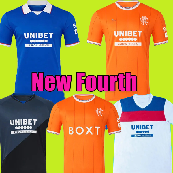 rangerss fc 25 26 Soccer Jersey 2025 Men Home blue away white third 4th Orange Football Shirt men Kids Kit jerseys goalkeeper