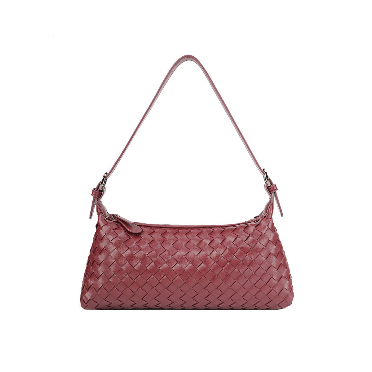 Luxury Brand Designer Bag HERMIN Woven Bag High-End Feel Women's Underarm Baguette Bag Shoulder Bag Women's Handbag Crossbody Bag 5003