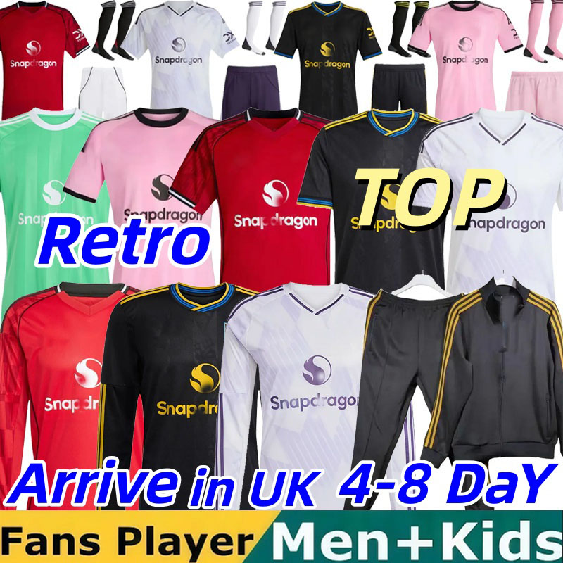 25 26 TOP Uniteds soccer Jerseys GARNACHO HOJLUND MARTINEZ CASEMIRO football shirt B. FERNANDES men kids kits MAINOO ZIRKZEE AMAD YORO Onana 2025 2026 Fans Player
