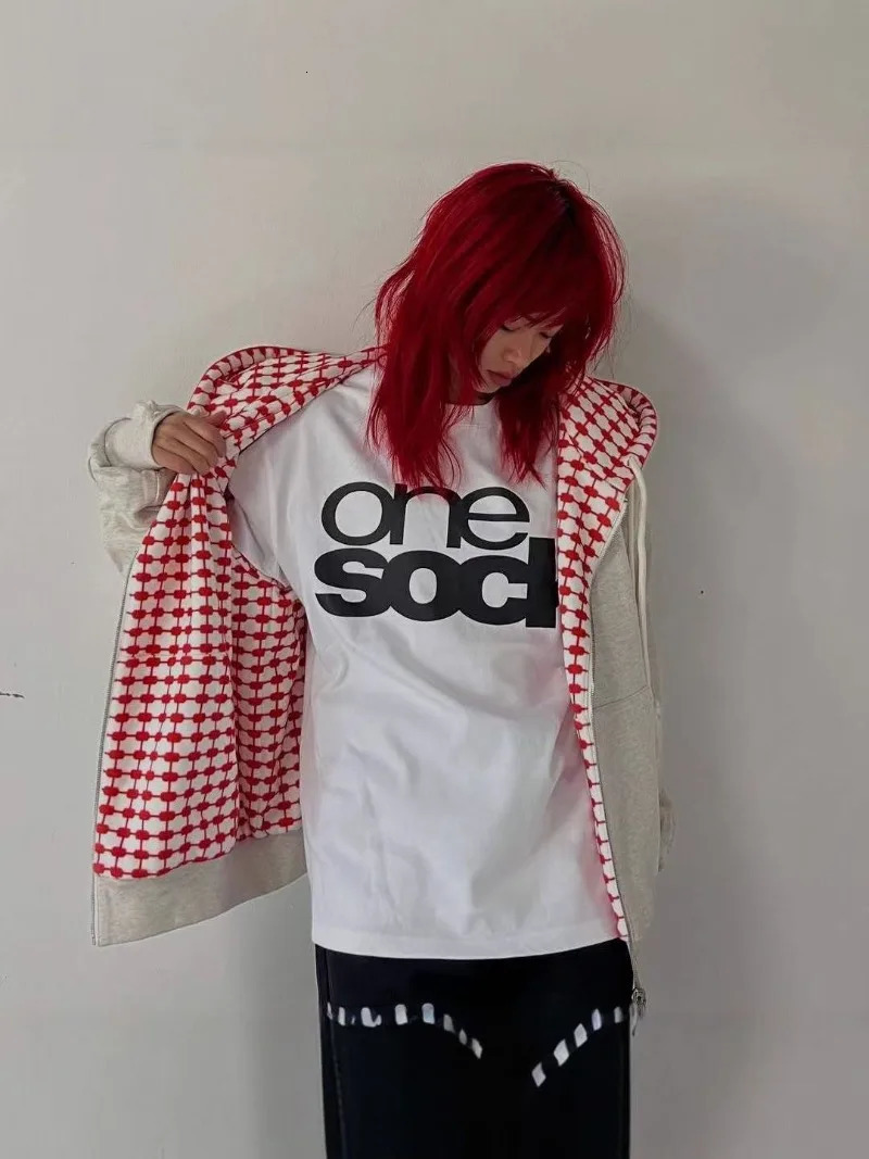 Y2K Fashion Oversized Doublesided Plaid Sports Hoodie Women Harajuku Hip Hop Casual Couple Sports Zipper Plaid Sweater 251023