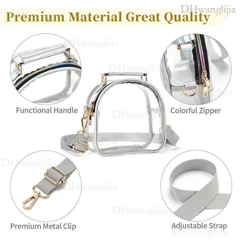 DHGM Cosmetic Bags Clear Zipper Bag Women Beauty Makeup Transparent Travel Pouch Toiletry Wash Organizer 06c0