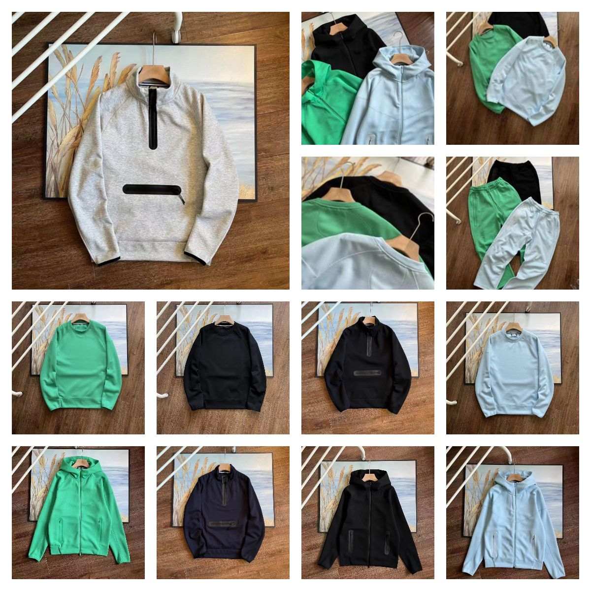 Designer jogger suit hoodie thick tech fleece high quality mens womens tracksuits tech sports pants hoodies jackets cotton trousers men tracksuit bottoms