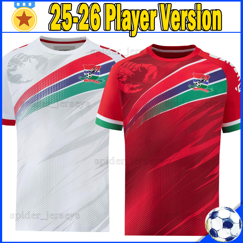 2025 Gambia national football team Soccer Jerseys 25 26 BARROW MINTEH SIDIBEH FADERA ADAMS CEESAY CEESAY SOWE GAYE Men Uniforms Player Version Football Shirts