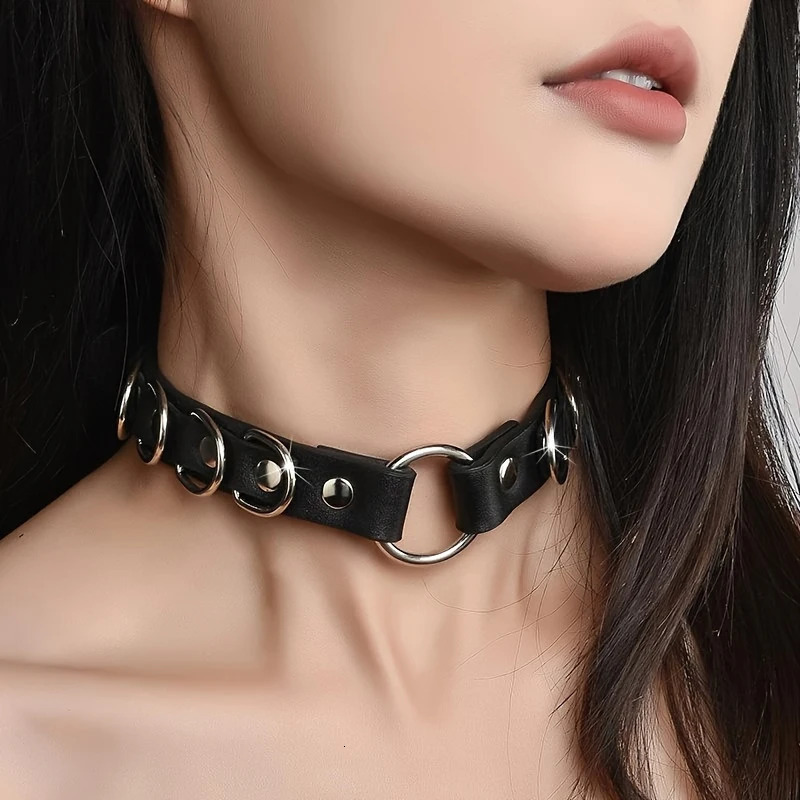 Fashion Punk Gothic Leather Collar Necklace Party Halloween Christmas Creative Birthday Valentines Day 251023