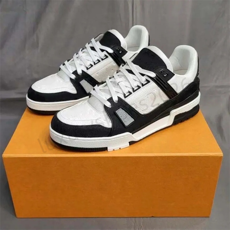 2025 Designer brand skateboarding casual shoes men mesh sneaker Luxury platform lace-up runner women Luxury sneakers bread shoe E3