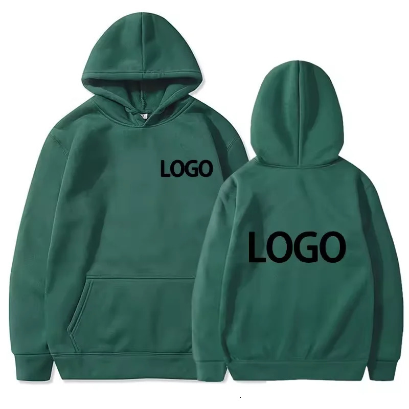 DIY Custom Your Men Women Casual Hoodie Top Solid Color Pullover Street Personality Sweatshirt Custom Gifts 251023