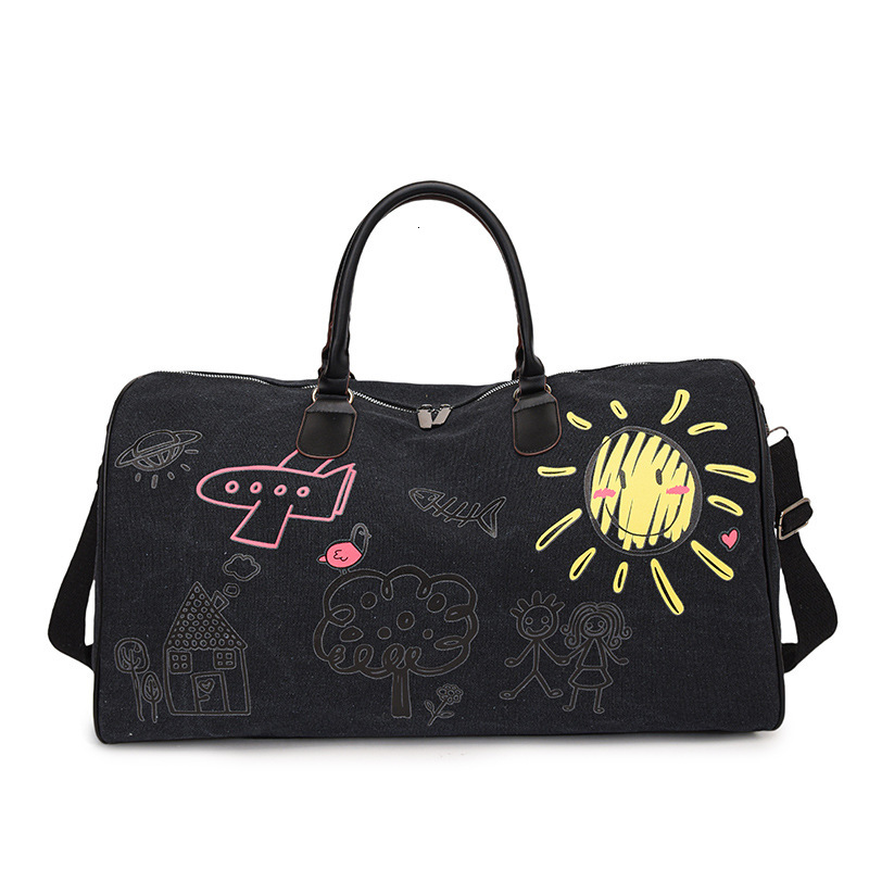 Luxury Brand Designer Bag UR Large Capacity Short Trip Bag Company Gift Unisex Gym Tote Bag Printed Shoulder Crossbody Bag