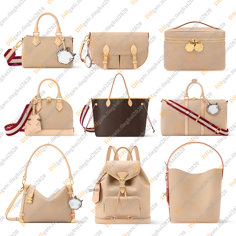 Ladies Fashion Designe Luxury Cat Bag Tote Handbag Crossbody Shoulder Bag Luggage Wallet TOP Mirror Quality M15151 M15148 M25728 M15154 M15135 M15124 M15134 M25727