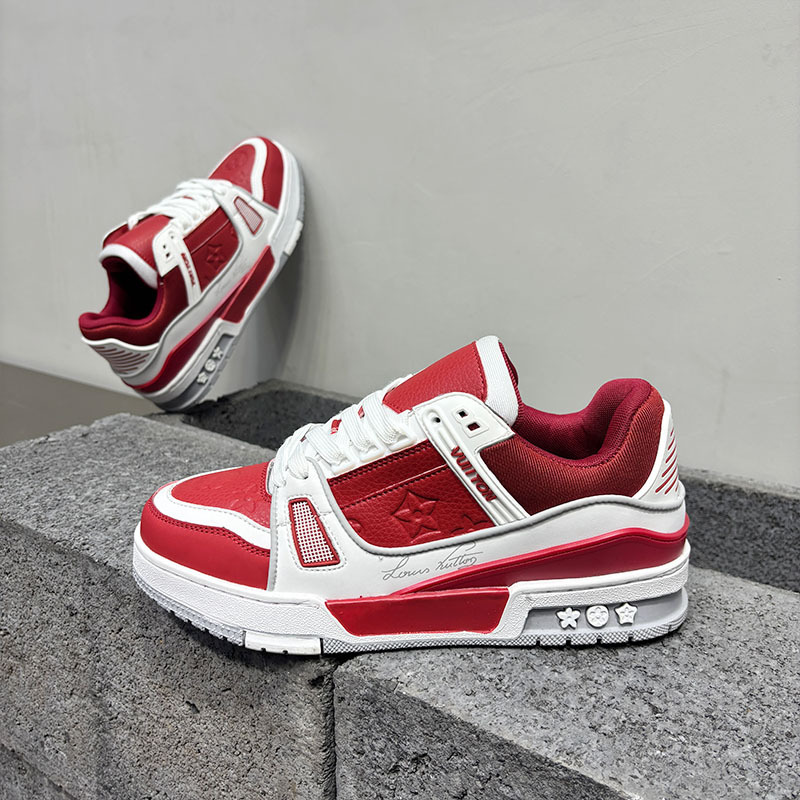 Designer shoes new trendy men's shoes versatile and comfortable sports and casual sneakers fashionable and breathable board shoes for men size 36