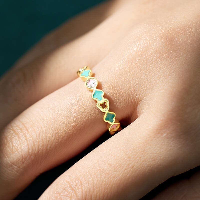 New Style Silver for Women, Niche High-end Fashion, Elegant Ancient Costume Cold Enamel Chinese-style Ring