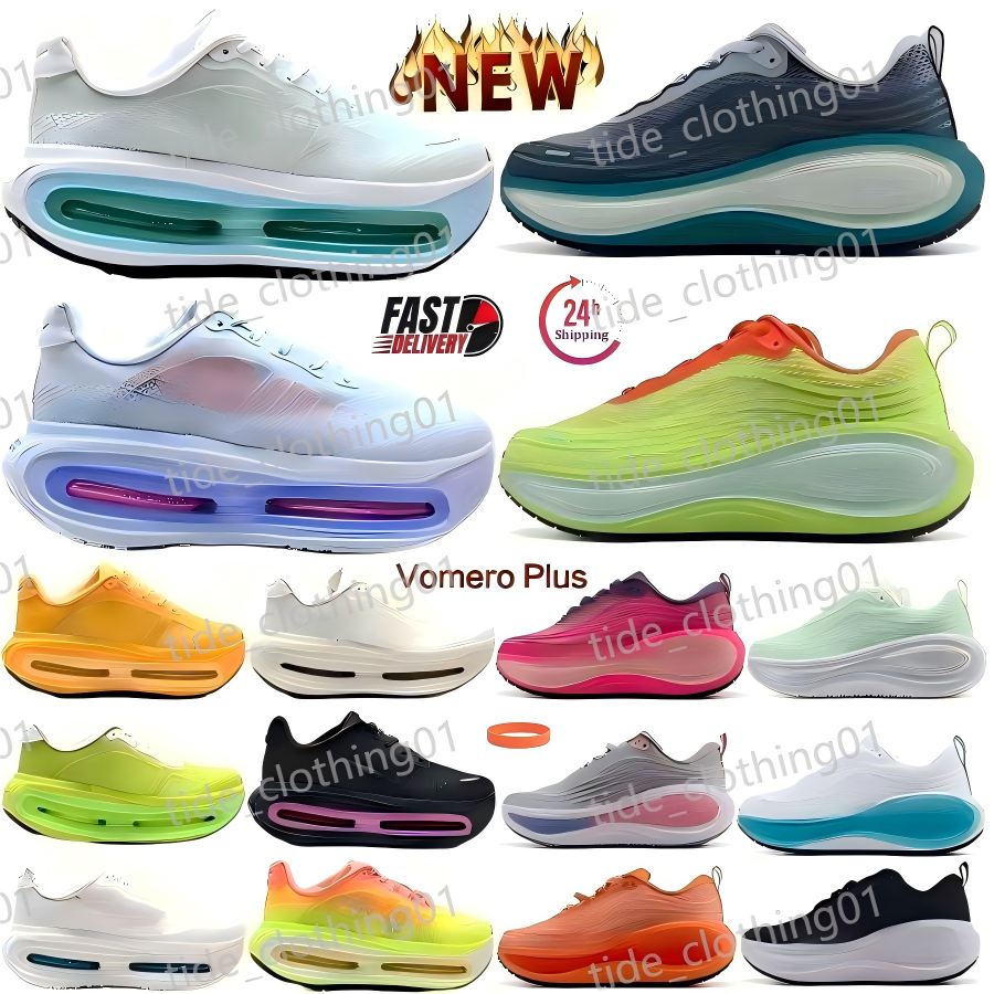 2025 new designer VOMERO premium Running Shoes dust pink velvet brown yellow ochre anthracite black sesame Sport Men Women Sports Low Sneakers 36-45