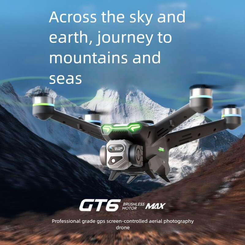 GT Drone With Screen Brushless Motor HD Aerial Photography GPS Intelligent Positioning Remote Control Aircraft