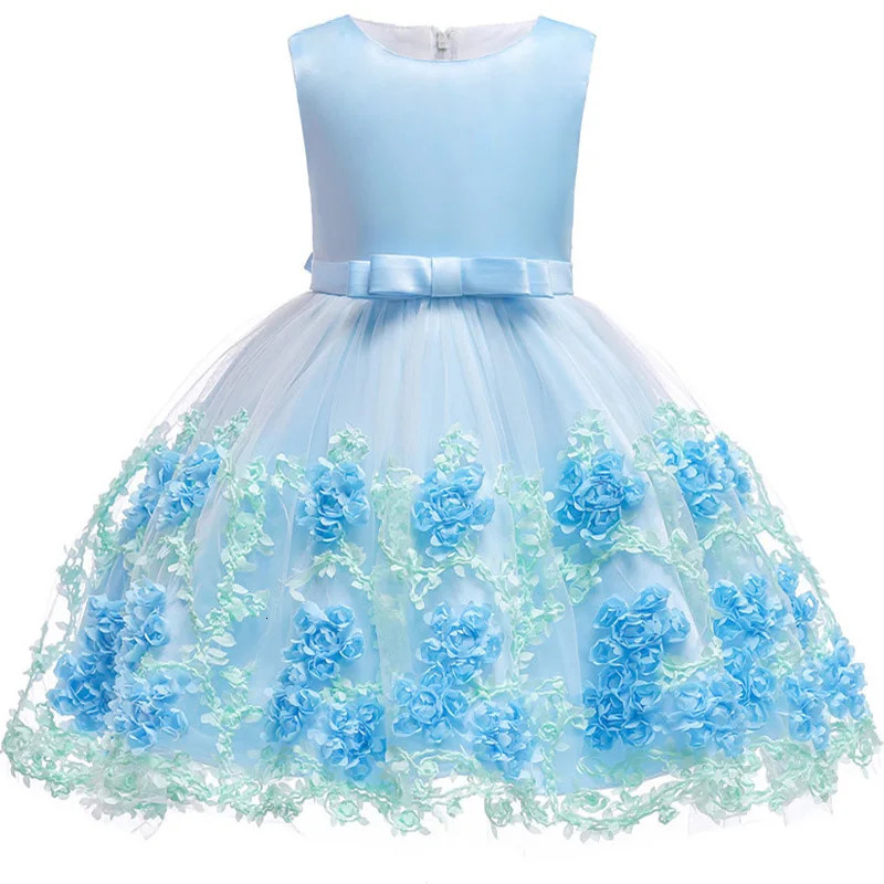 Baby Kids Tutu Birthday Princess Party Dress for Girls Infant Lace Children Elegant Dress Clothing for Girl Baby Girls Clothes 251023