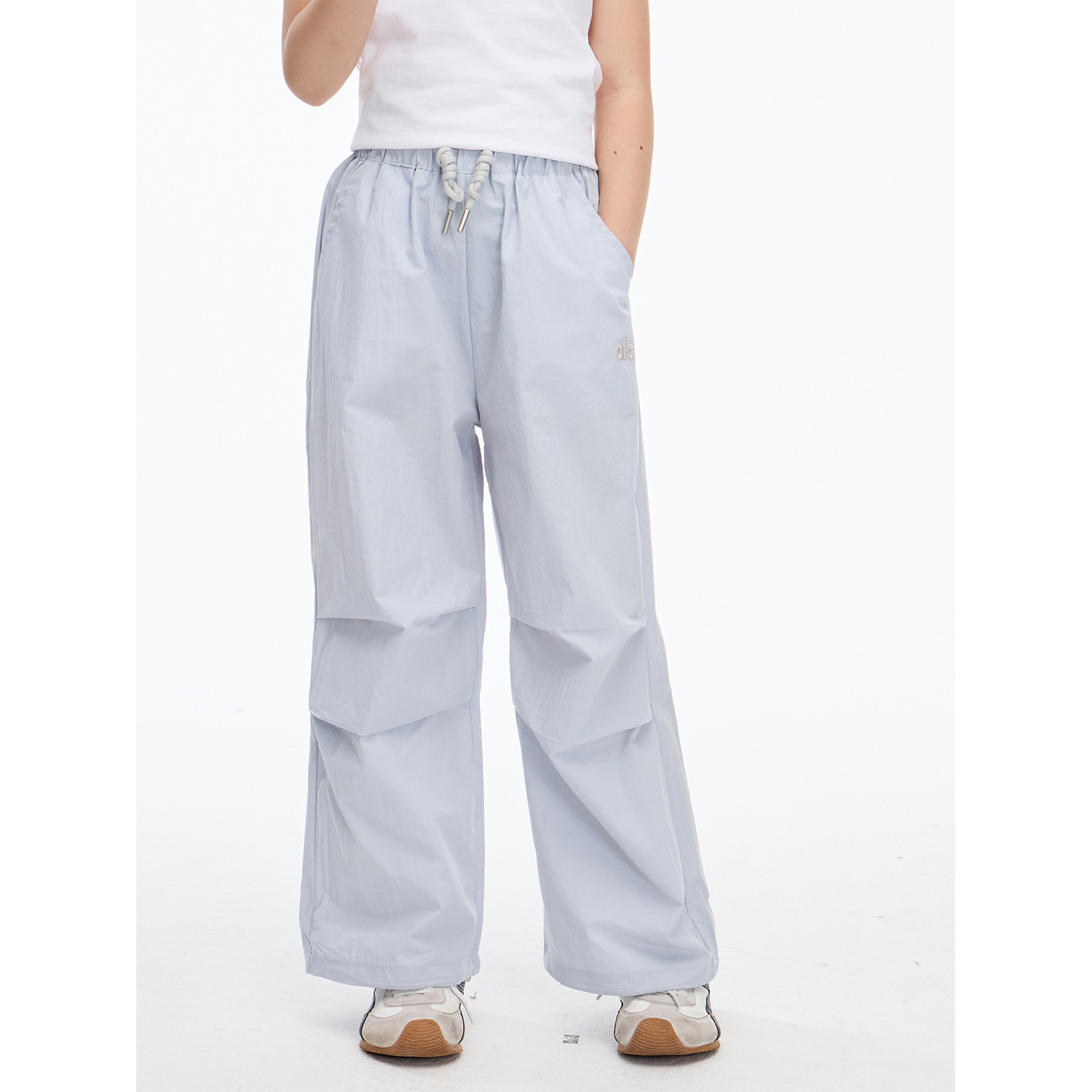 Designer Kids Pants Girls Quick-Dry Cooling Cargo Pants, 2025 Summer Lightweight Wide-Leg Joggers for Children