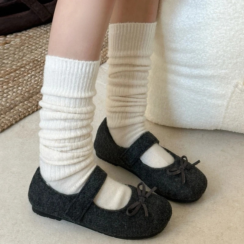 Autumn Woolen Fabric Women Flats Shoes Fashion Shoes Ladies Comfort Outdoor Warm Cotton Fur Shoes 251023