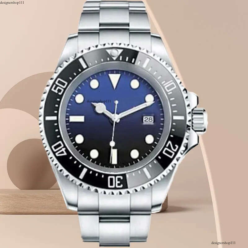 Men's Sea Gradient Dial 44mm Sier Dweller Sapphire 904L Stainless Steel Automatic Mechanical Waterproof Luminous Montre De Luxe Watch dhgate