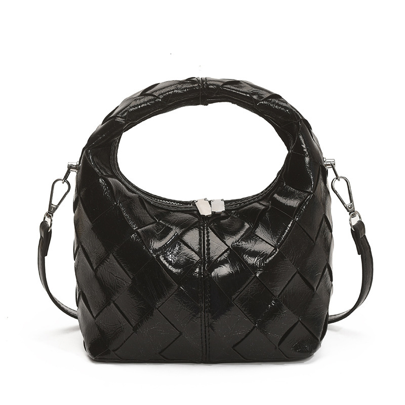 Luxury Brand Designer Bag Niche Style Woven Diamond Handbag For Women 2025 Elegant Versatile Commuting Crossbody Bag