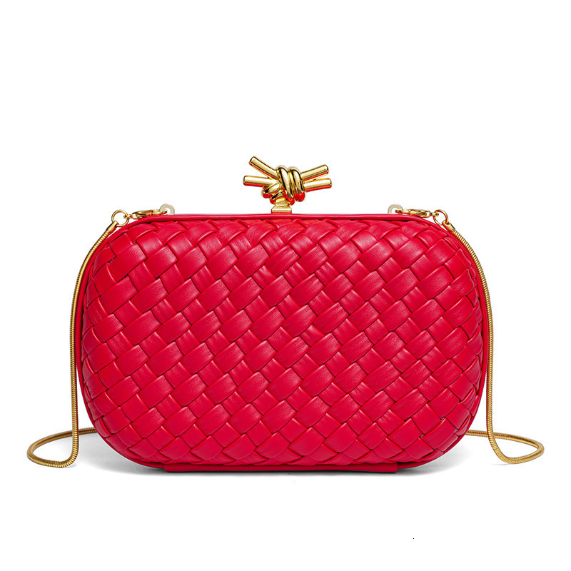 Luxury Brand Designer 2025 New BV Style -Inspired High-End Woven Clutch Evening Bag Single Shoulder Crossbody For Women