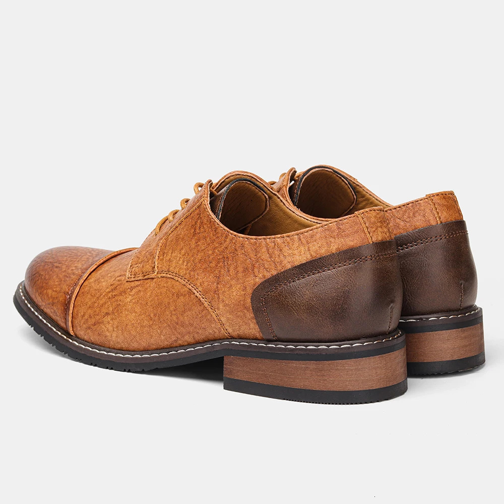 Size 713 Men Shoes Men Casual Derby Shoes Fashion Men Leather Shoes 251023