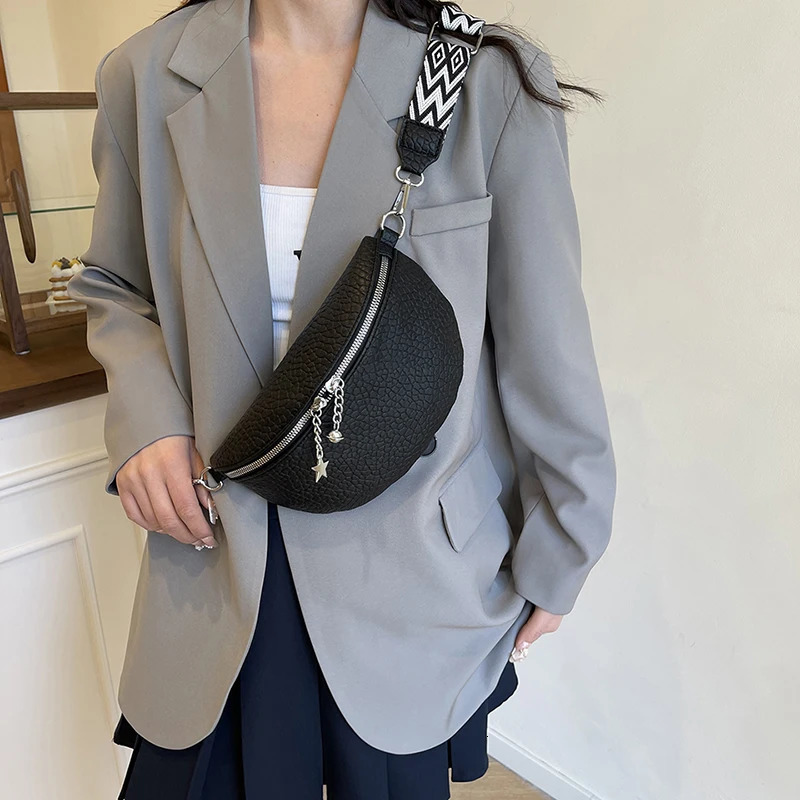 Fashion Waist Bag Simple Chest Pack Phone purse Woman Belt Bag Fanny Pack Soft Leather Shoulder Crossbody Bag 251023