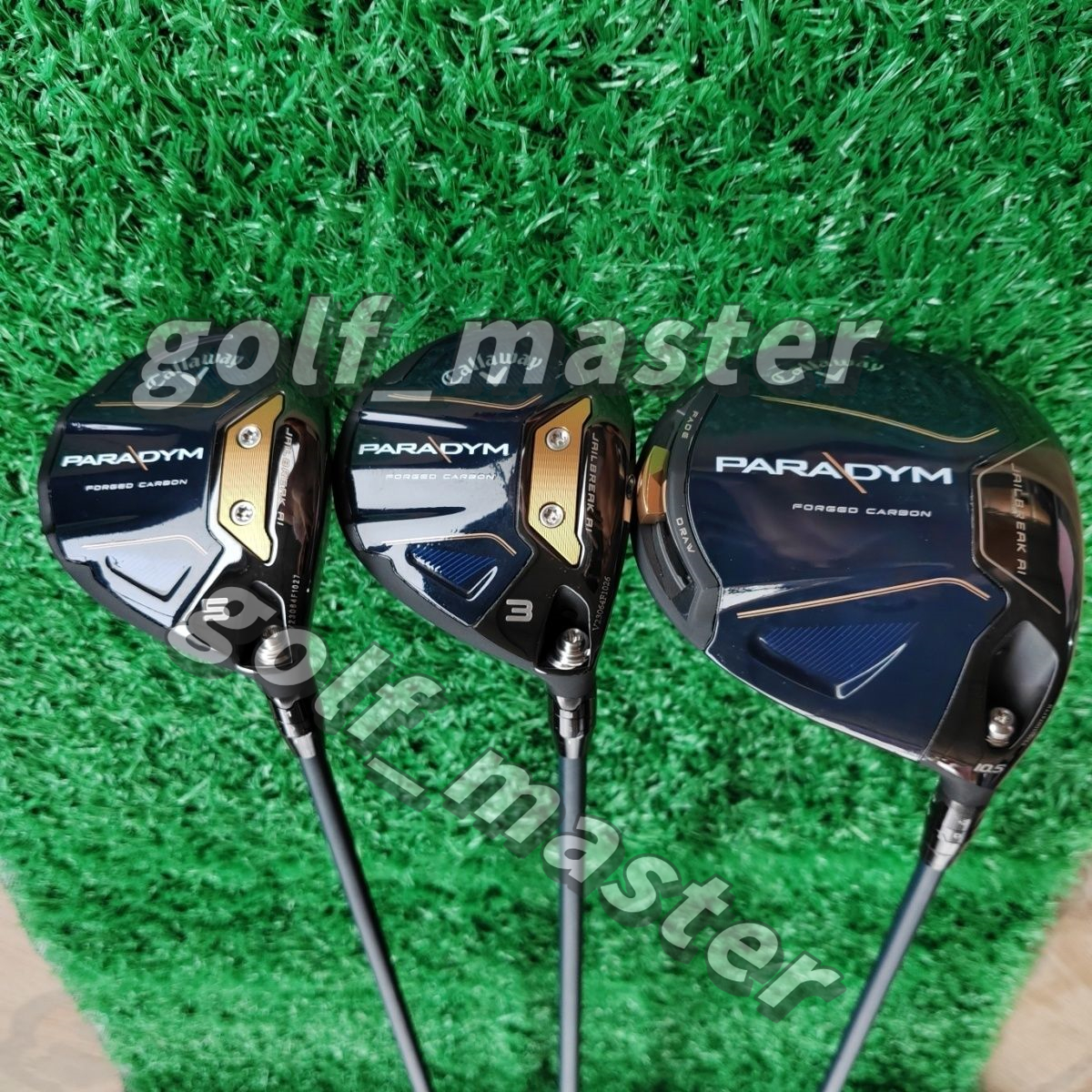 PARADYM Golf Driver and #3 #5 Fairway Woods R/SR/S Flex golf club New Model