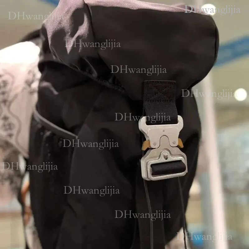 DHGM 1017 Alyx Backpacks Women Men Casual Tactical Metal Socket Nylon Rossbody Bags Backpack For Girls