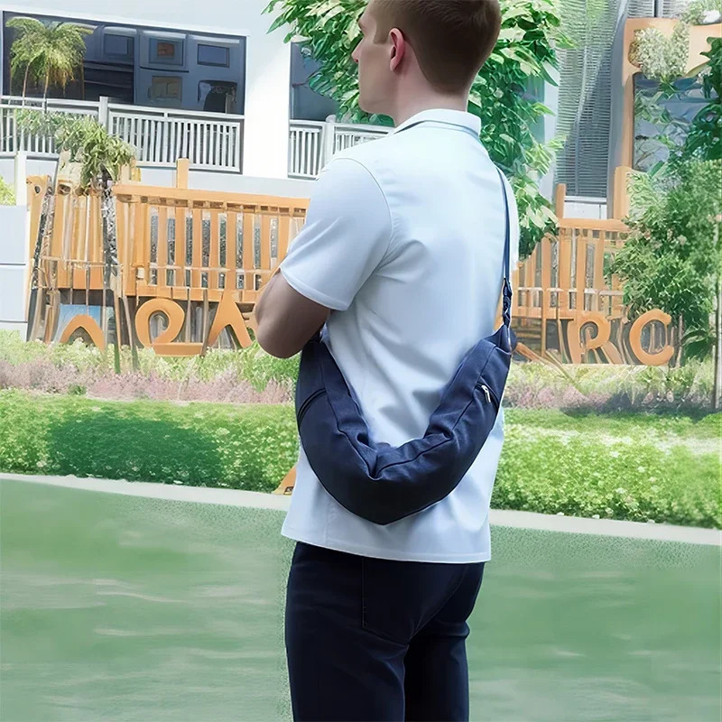 Multifunctional Neck Pillow Crossbody Bag Unisex Student Travel Pack Convenient SpaceSaving 251018