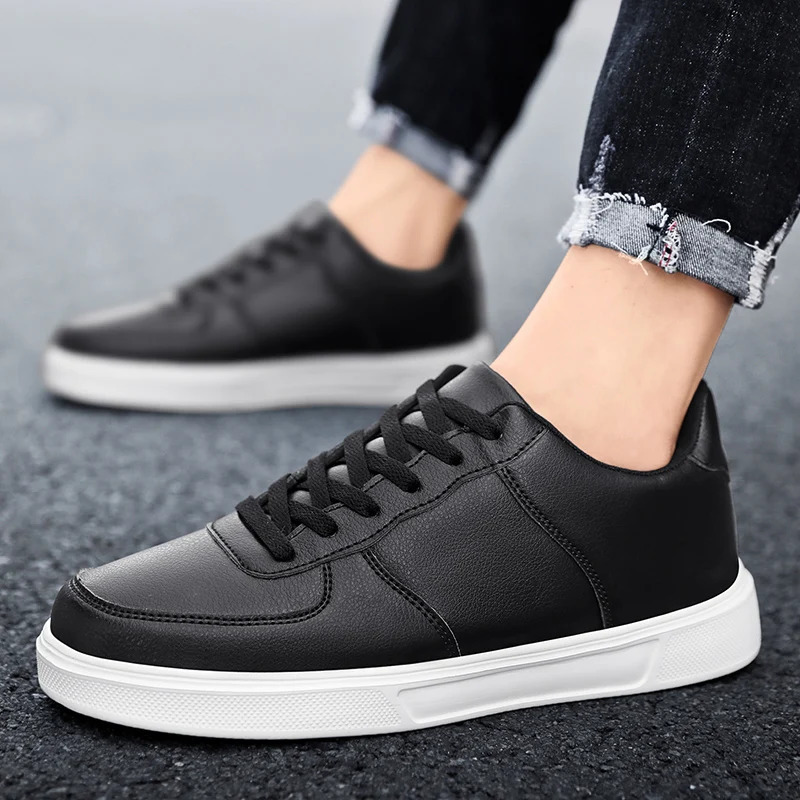 Classic White Sneakers for Men Women Comfort Leather Sneakers Skateboarding Sports Shoes Big Size 47 Men Trainers Basket Homme 251023