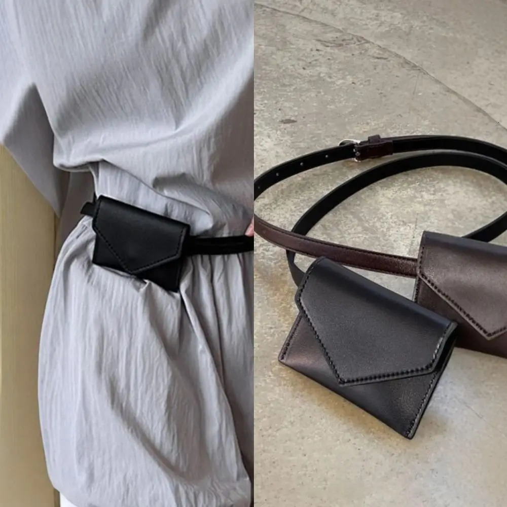 Elegant Leather Waist Belt Bag For Women Crossbody Waist Purse Fanny Pack Evening Clutch Mini Handbag Detachable Soft Leather 251023