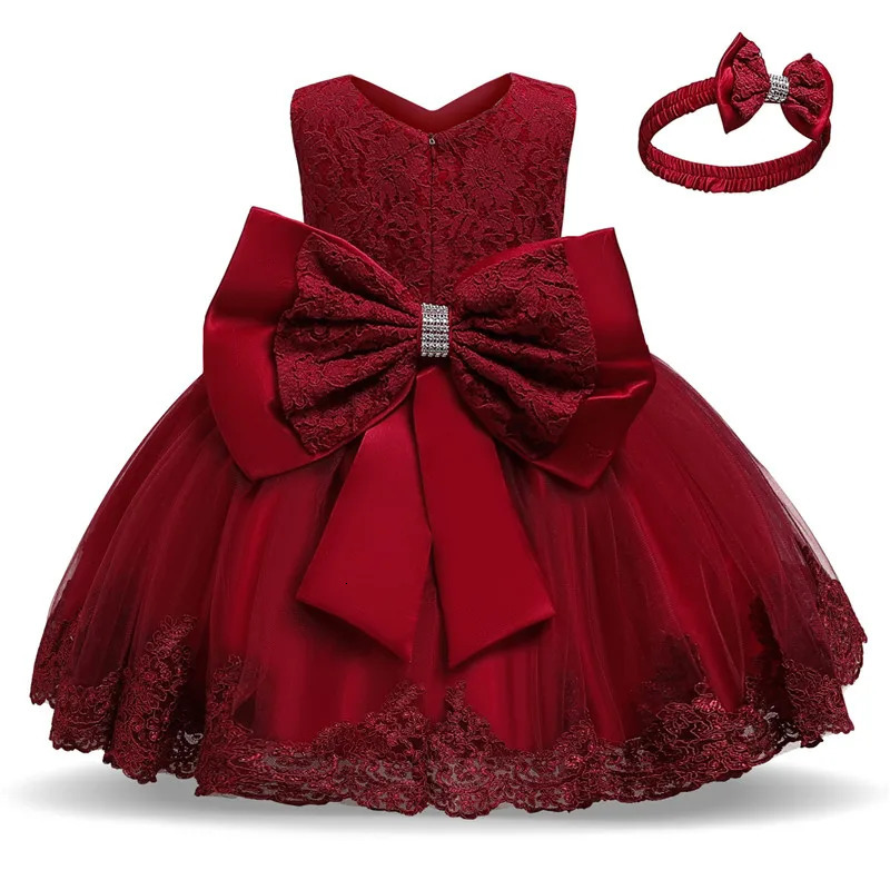 Baby Girl Lace Dresses Infant Flower Wedding Dress Elegant Princess Party Tutu Toddler Kid Birthday Baptism Formal Gala Clothing 251023